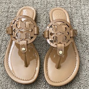 Tory Burch patent sandals